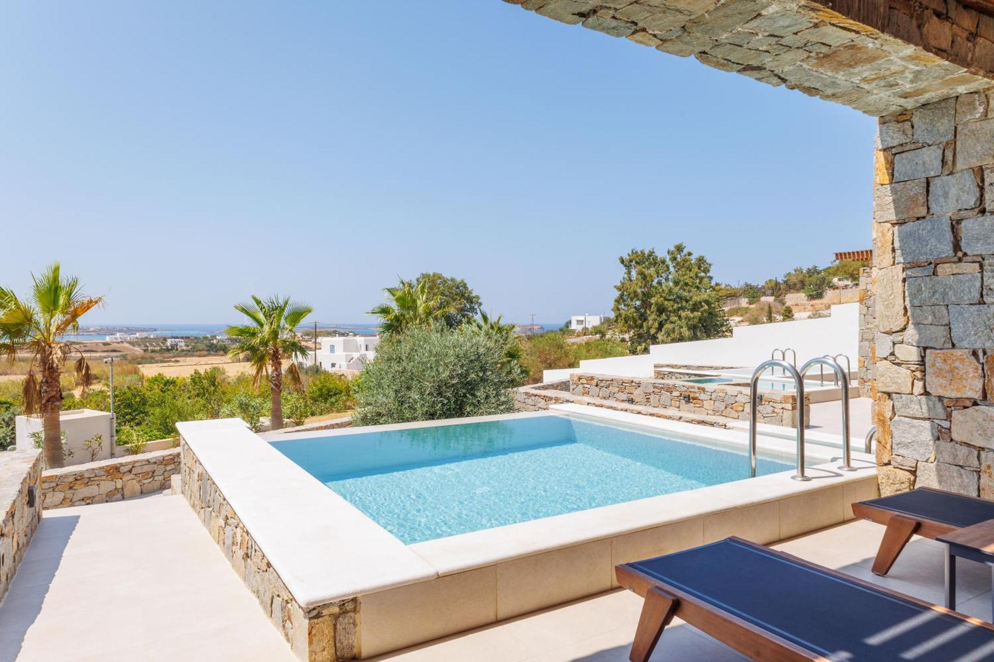 Kouros Blanc Resort & Suites Pounda Bagian luar foto